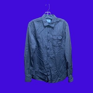 Thread & Cloth Gray Button-Up Shirt Mens M